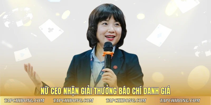 Nữ CEO tài năng trong buổi ra mắt tạp chí
