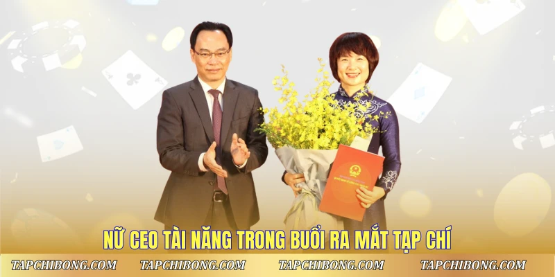 Nữ CEO nhận giải thưởng báo chí danh giá